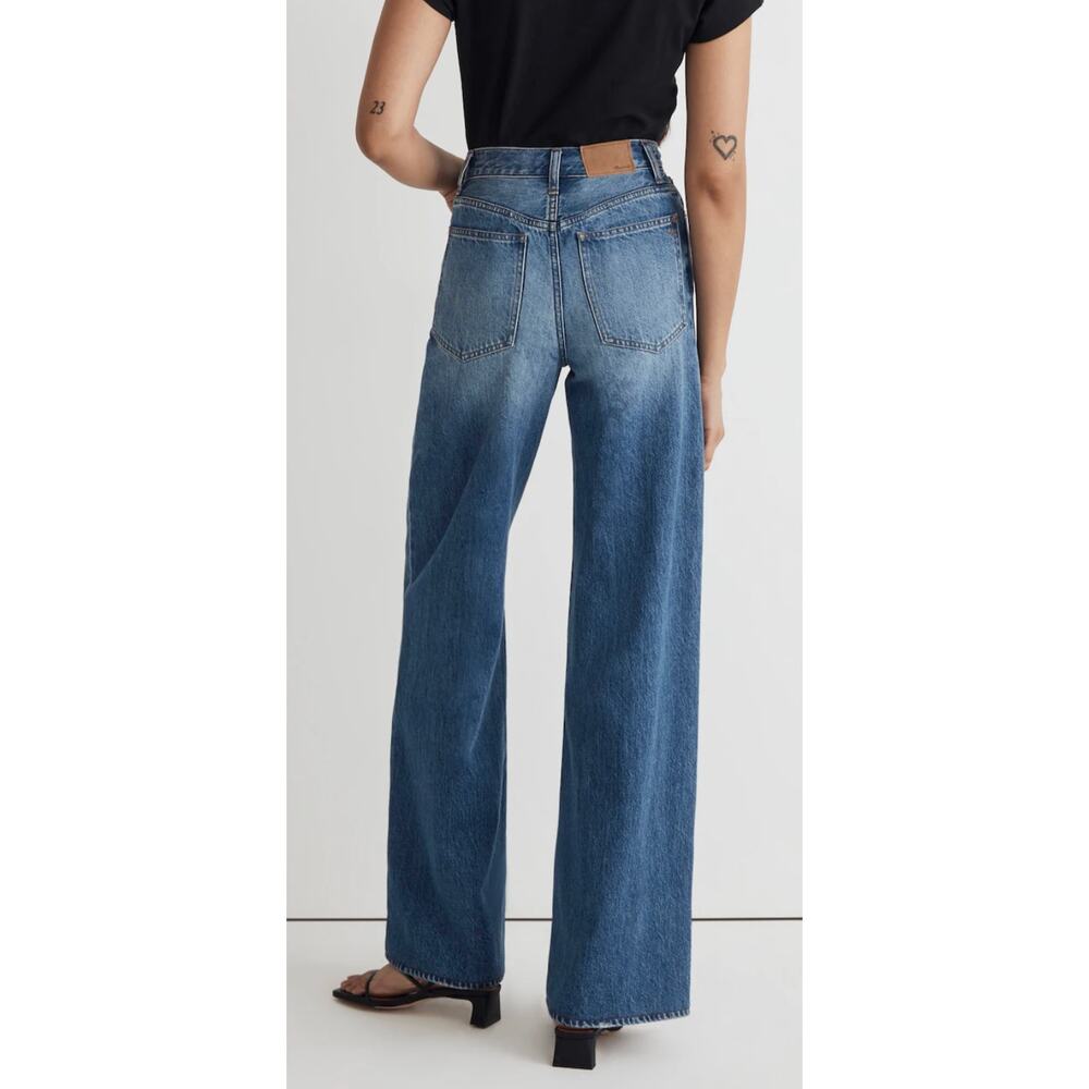 Madewell Superwide-Leg Jeans in Fannin Wash Rigid sz. 26 - Picture 3 of 11